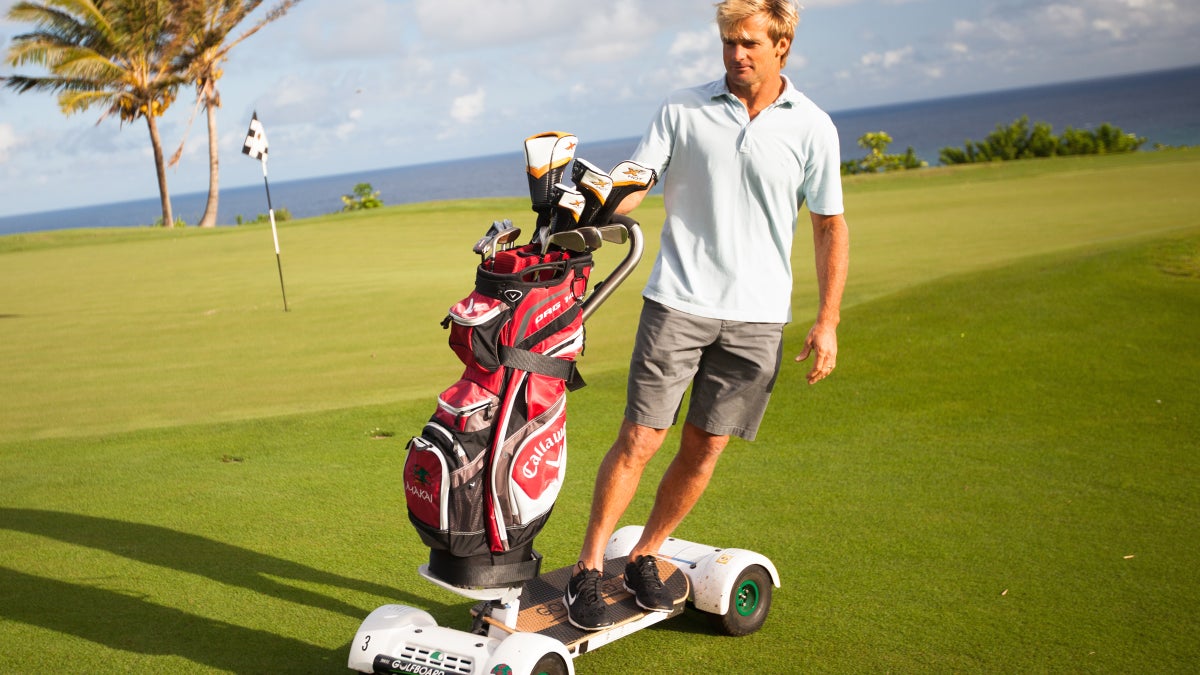 Introducing the GolfBoard: The Electric Skate Deck of the Well Heeled