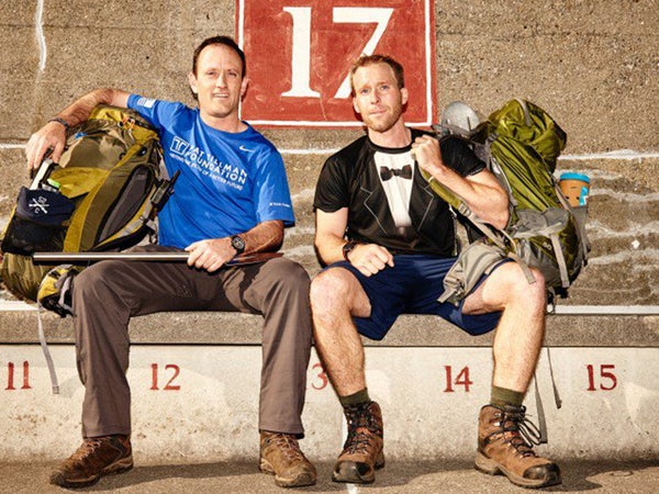 Dan Futrell (left) and Isaac Stoner in Cambridge, Massachusetts.