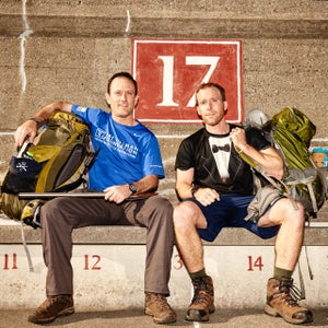 Dan Futrell (left) and Isaac Stoner in Cambridge, Massachusetts.