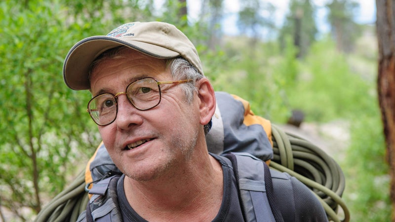 Roberts at Skaha Bluffs, British Columbia, in 2012.