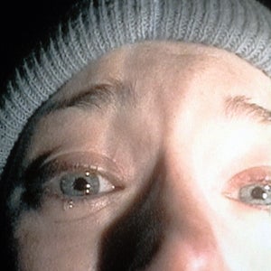 Heather Donahue in a scene from the film 'The Blair Witch Project', 1999.