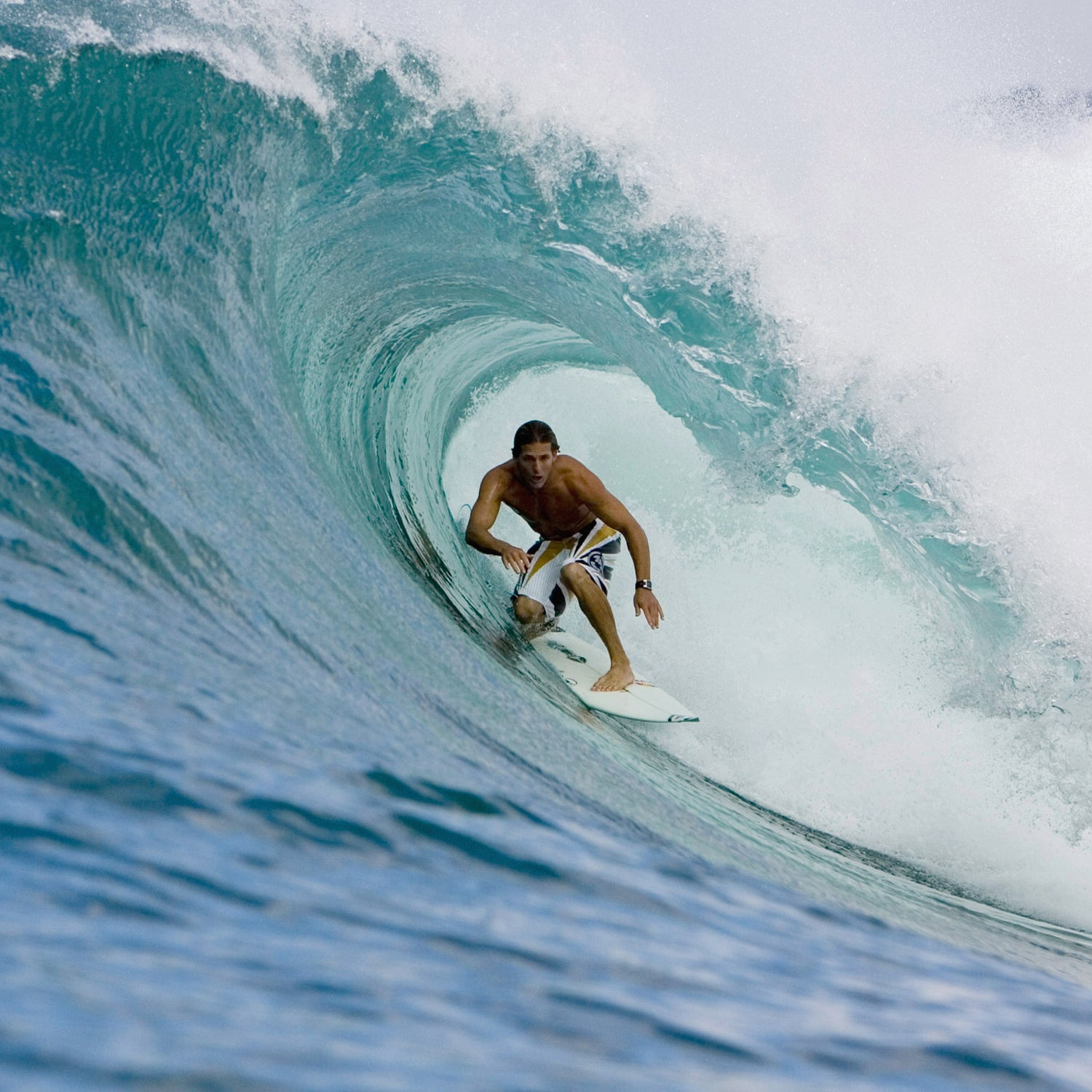 Andy Irons surfs in Bali, Indonesia, in 2006.