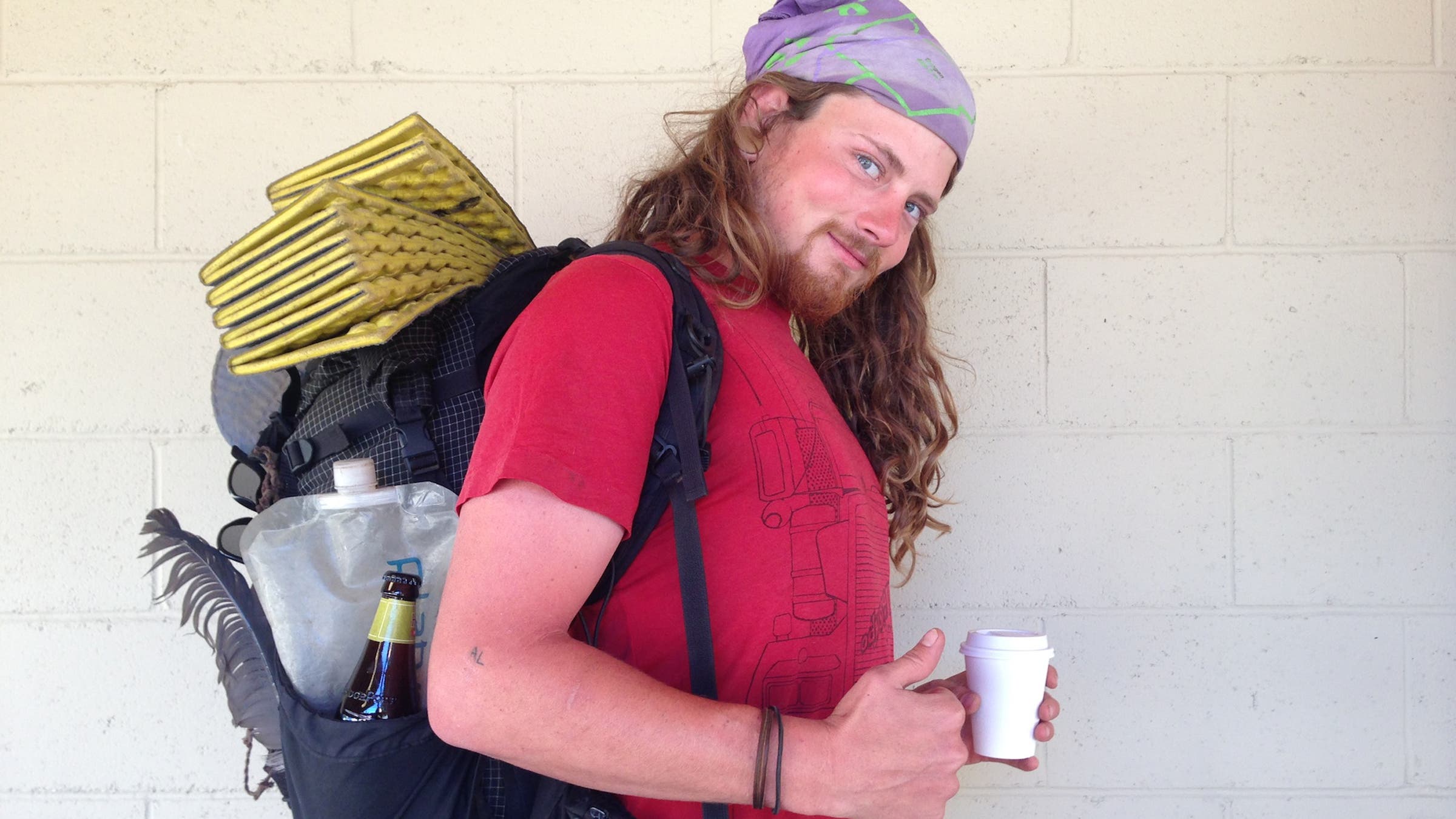 Ethan Bisset, 25
<p>Trail Name: Homeboy</p>
<p>Salt Lake City, Utah</p>
<p>“I’ve changed on this trail. I’ve learned that we should put all our trust in who we know and not what we got. I’ll go home with the trail in my heart. I’ll go home with dirt in my lungs and my hair and under my fingernails. Be friends. Don’t burn bridges and try not to pee in someone’s backyard!”</p>
