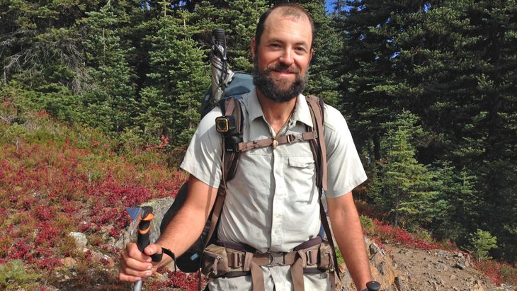 Jeff Carloni, 37
<p>Trail Name: Highroller</p>
<p>San Jose, California</p>
<p>“I learned to go with the flow. You come out here with a plan, but nothing ever goes to plan, so you gotta learn to be patient and ready for whatever happens. I’ll bring that back to society.”</p>
