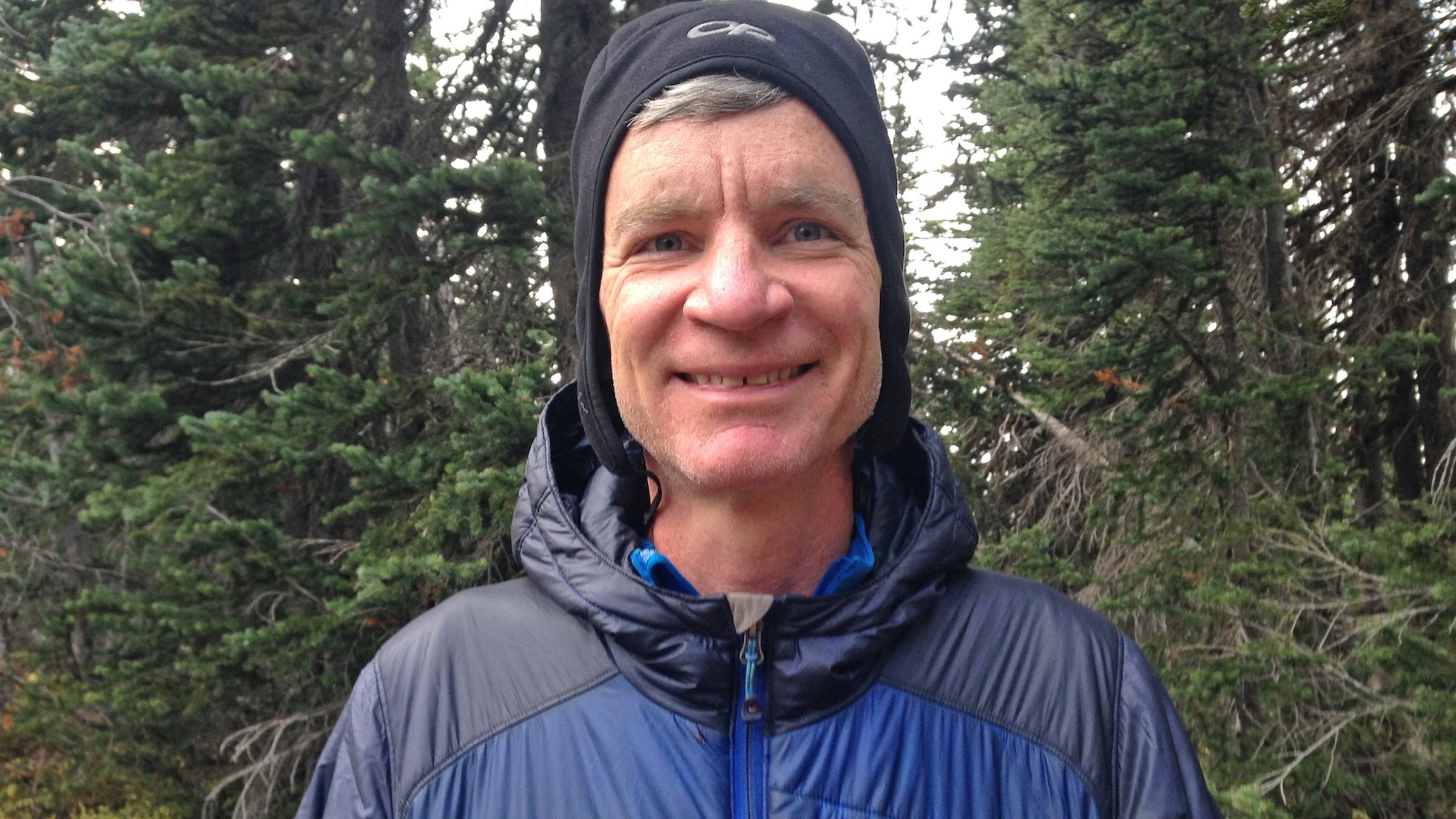 Jim Hutchinson, 53
<p>Trail Name: Dr. Pepper</p>
<p>Lincoln, Massachusetts</p>
<p>“I learned that you should take it easy on Sour Patch Kids candy. My son ate too many of them and got severe heartburn and chest pains that we thought was a heart attack. We actually went to the emergency room at the local hospital. The PH of sour patch kids is 2.5, close to the level of acid. He was eating a pound of them per day! I learned that the trail is awesome and you should go out to hike wherever you can for as long as you can.”</p>