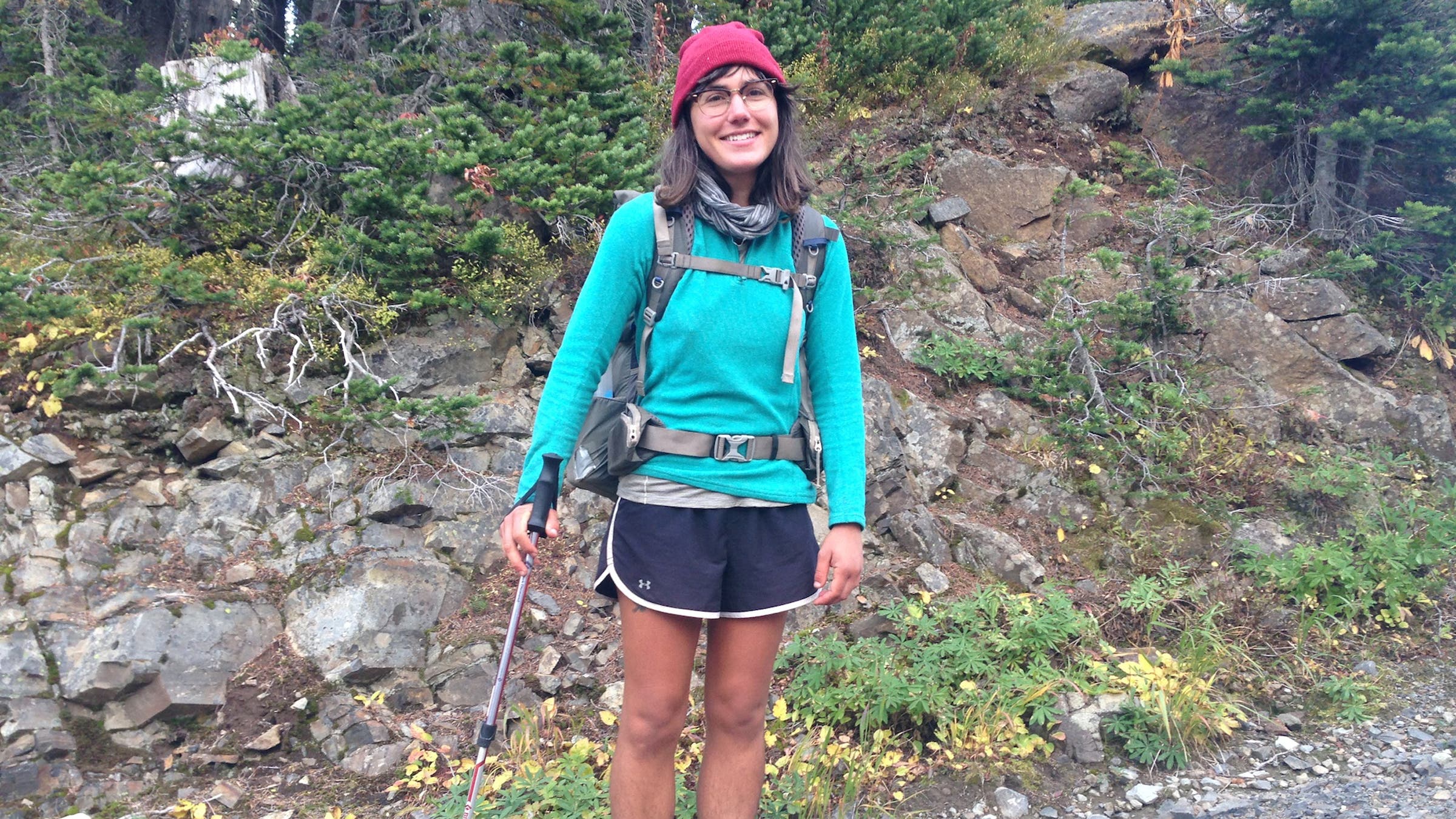 Sasha Hashemipour, 28
<p>Trail Name: Raging Pineapple</p>
<p>Portland, Oregon</p>
<p>“The biggest thing has been being kind and making kindness a part of my life, and paying it forward. I’ve received a lot of kindness. I’ve noticed kindness on the trail more than I have out in the real world. I’m sure it’s there; it’s definitely there, but maybe you don’t notice it as much. I want to focus on kindness more and bring it into my life. After the trail, I’ll try to be more peaceful, more present.”</p>