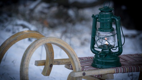 It’ll burn for 20 hours on a third of a liter of oil.