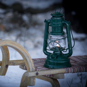 It’ll burn for 20 hours on a third of a liter of oil.