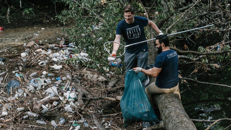 For every item sold, United by Blue removes a pound of trash from a U.S. beach.