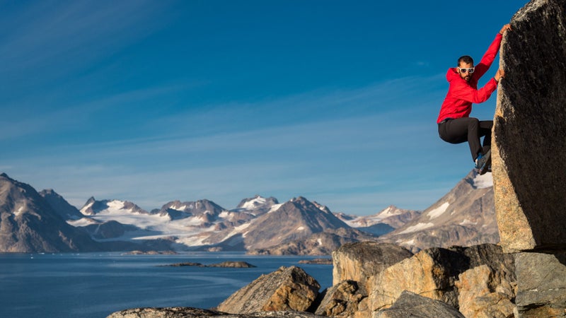 Bouldering in Greenland? No big deal.