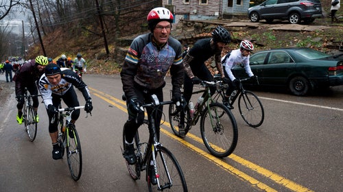 Chew participating in last year’s Dirty Dozen Race. Chew has spent the better portion of his life working towards his goal of biking 1 million miles.