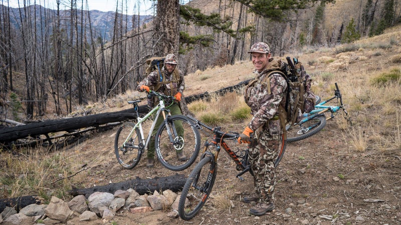 Bike to hunt.
