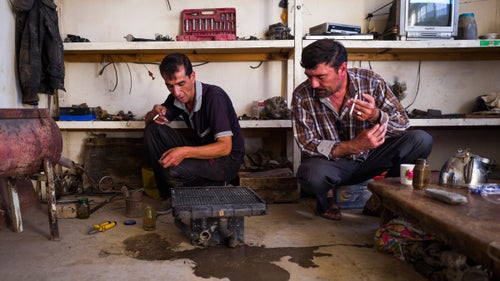 On the way out of Turkmenistan, we managed to not only blow our head gasket but also bust a hole in our radiator. Luckily, we found some amazing locals to help us out with the radiator. But we had no time to get the head gasket fixed since our visas were expiring, so we got a tow across the border into Uzbekistan.