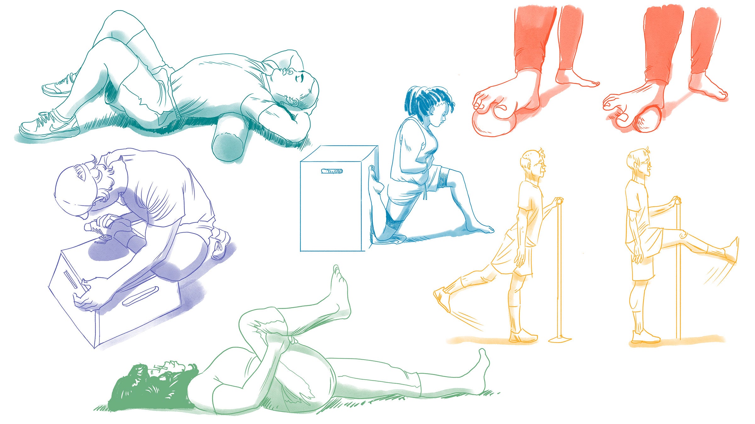 These six stretches will help make you a more efficient hiker.