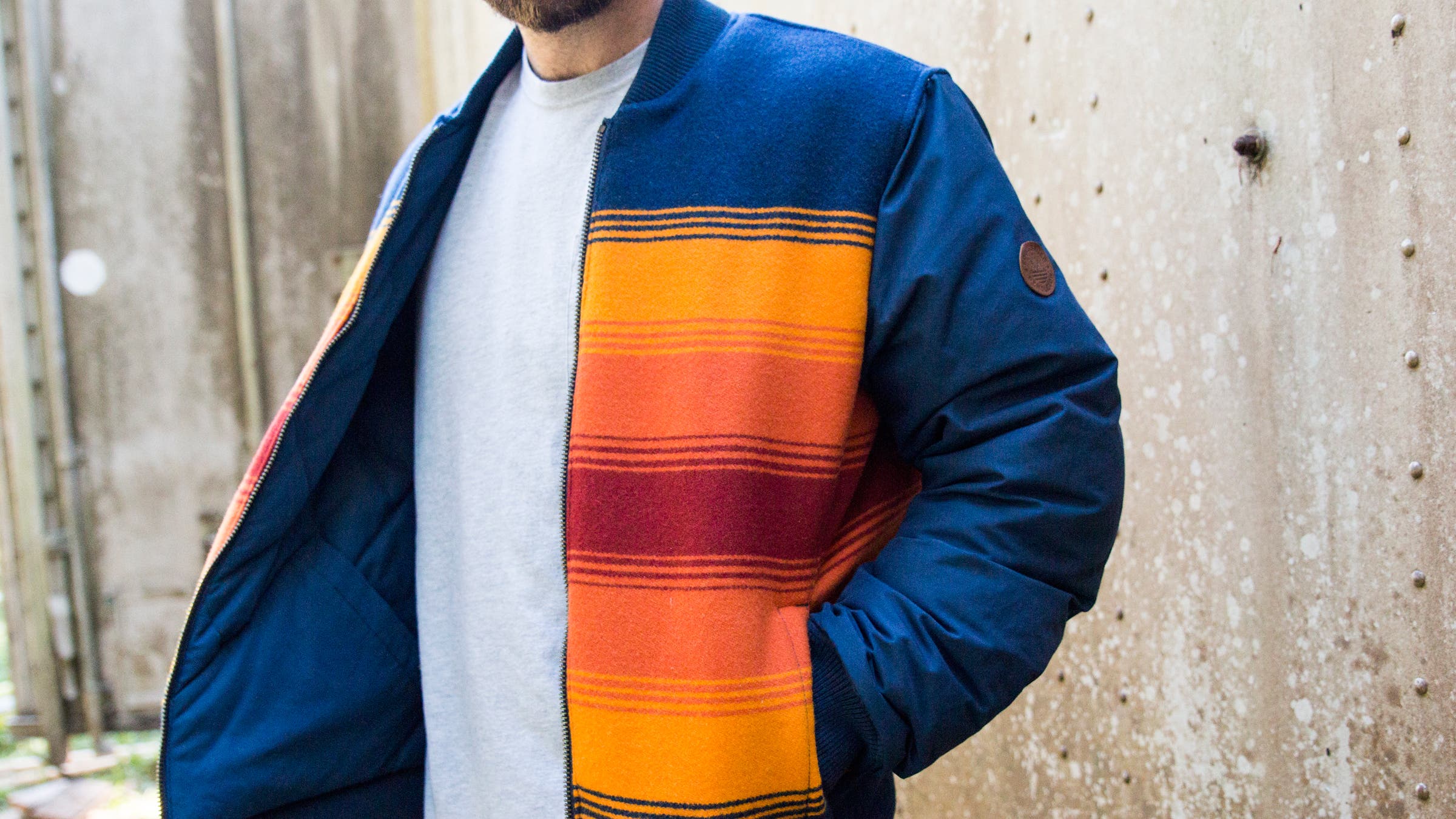 Pendleton and Eddie Bauer Just Made a Wool-Lined Bomber