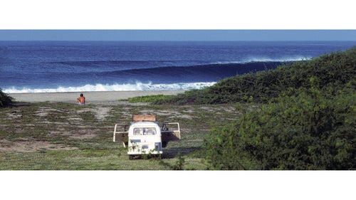 In 2007, Doug Walker found three dusty boxes at a flea market in Los Angeles. Inside were more than 30,000 negative film strips discarded by Surfing Magazine, all of them from the 1970s. The treasure trove had found a good home with Walker, a commercial film editor and lover of all things surfing. He spent the next few years working on a film, which he released in 2011, chronicling some of the surfers and photographers from the newfound archive. This year, after a number of trips around the world to identify the characters and stories in the recovered images, Walker is releasing a coffee-table book highlighting some of the best work. Here, Walker takes us through some of the images, which he thinks were likely left behind during the industry-wide shift from film to digital around 2000, featured in The Lost and Found Collection: Volume 1. Walker: Puerto Escondido, Mexico, October 1975. Growing up in Los Angeles, we’d always venture down to Baja in search places like this. Camping and eating fish tacos, as well as drinking a lot of Coronas. It was all about the discovery.
