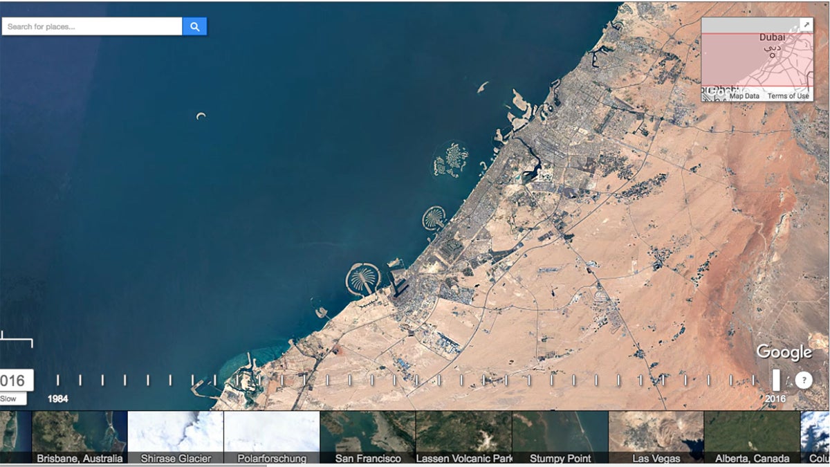 Want to See Climate Change in Action? Use Google's Timelapse.