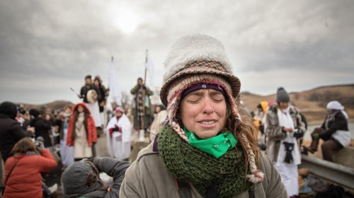 In order to put up a fight, the Standing Rock protesters first need to survive in a climate where the average daily low temperature is 2 degrees Fahrenheit. The record low in Bismarck is minus 45.