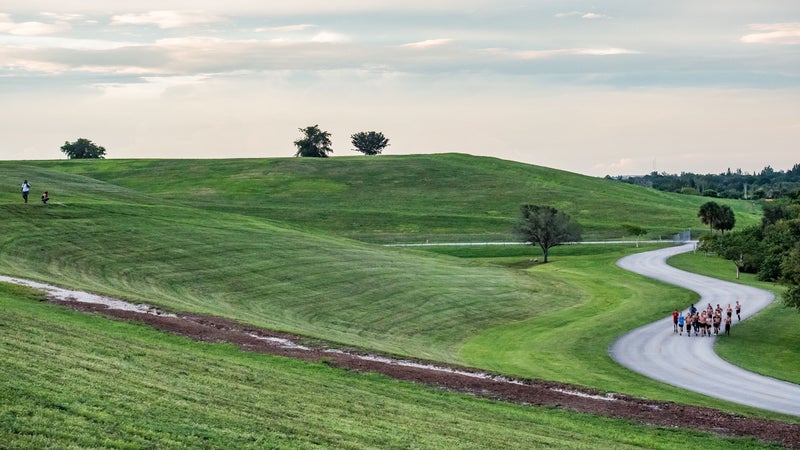 Vista View Park in Davie Florida is one of the few places in the area that offers hills