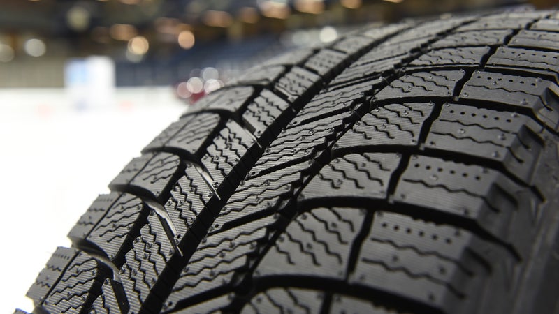It's easy to appreciate the advantages a winter tire's tread will have in wet, slushy, or snowy conditions. Not only is it deeper, but there's more of it. And, all those tiny, squiggly sipes are able to mechanically key with any small surface imperfection they encounter on any surface.