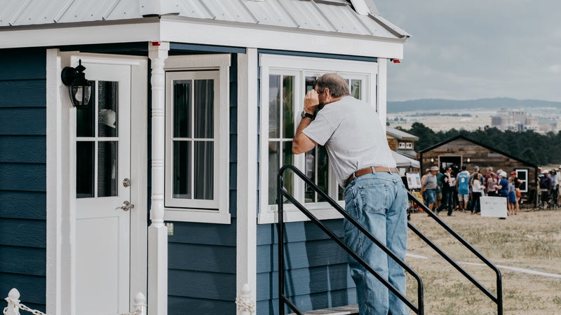 A model from the Tumbleweed Tiny House Company.