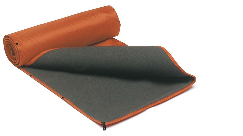 The Exped Multimat is a terrible sleeping pad, but a great ground cloth, shade cover, dog bed, or mechanic's rest.