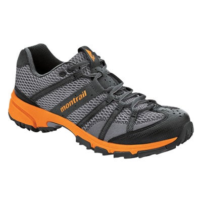 Lightweight and responsive, with medial posting for support and stability on aggressive terrain.