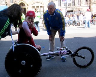 Japanese win wheelchair division at Boston Marathon