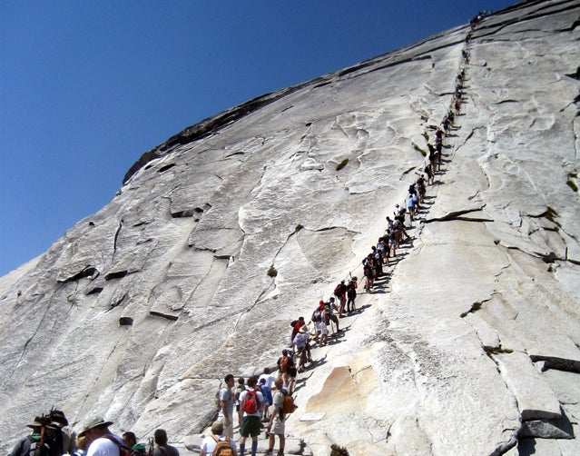 Yosemite's Half Dome Has Cables. Deal With It.