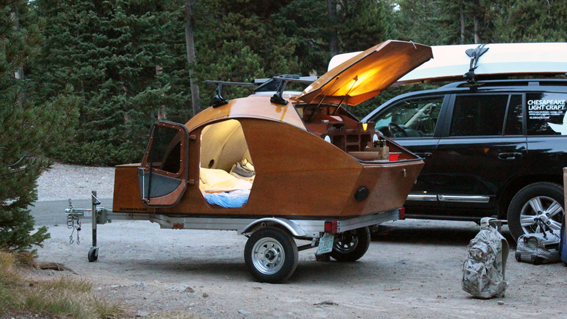 Teardrop store camper kit