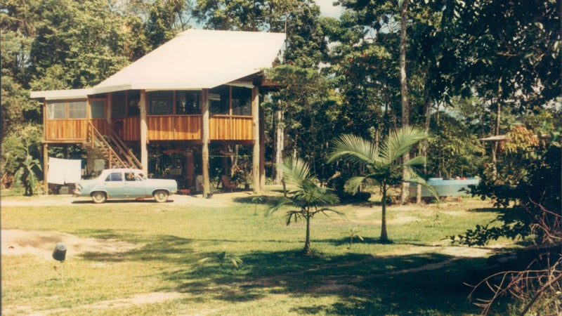 The Draintree Cruise Centre, which Lafferty built.