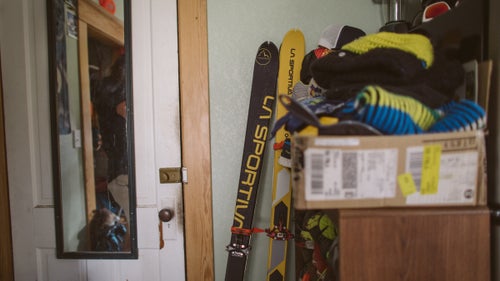Krupicka turns to alpine touring in the winter to stay fit.