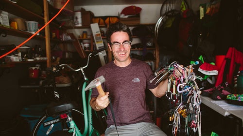 How to Not Organize Your Gear Shed, by Pro Climber Cedar Wright