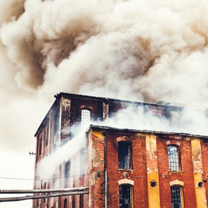 Thubron’s novel is structured around one place: a building that’s burning down.