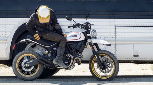 The Ducati Desert Sled was design for desert riding.
