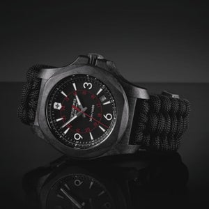 The Victorinox I.N.O.X. Carbon comes with ten feet of paracord.