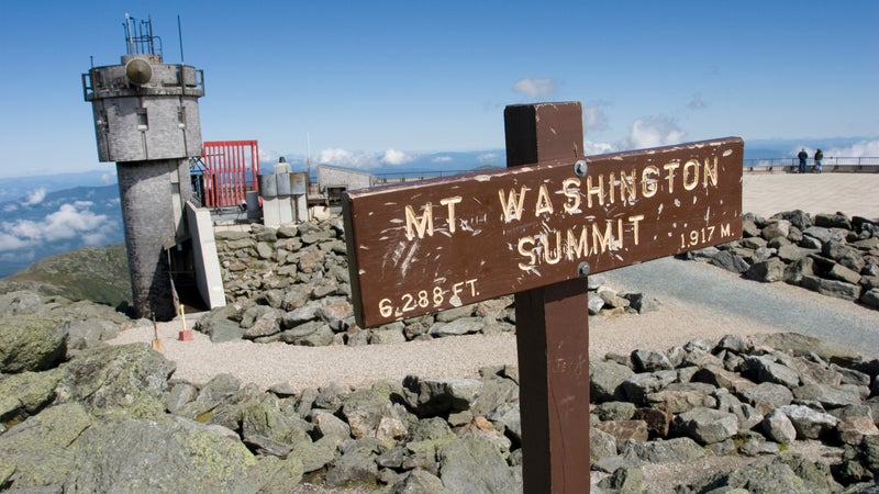 The summit of Mount Washington—one of the coldest, windiest, most miserable places on the planet.