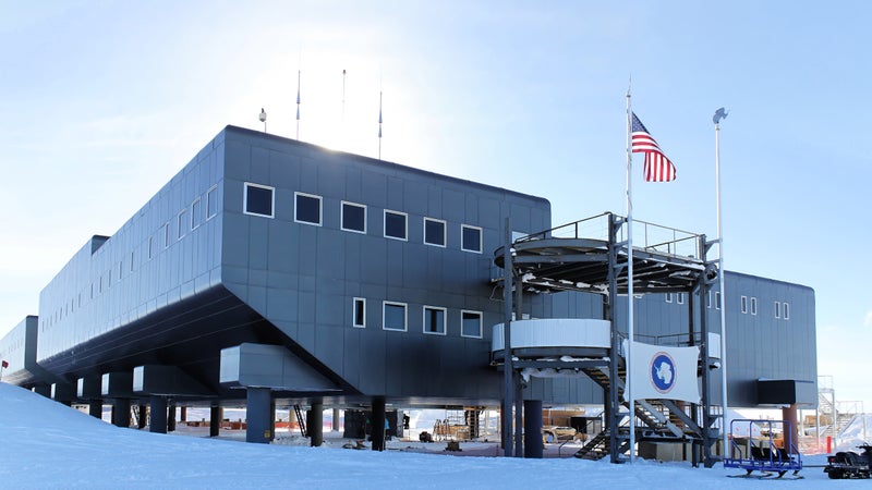 The Amundsen-Scott South Pole Station.