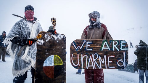 The movement that successfully resisted and lobbied President Obama to urge the Corps to deny the easement remains intact, albeit dispersed.