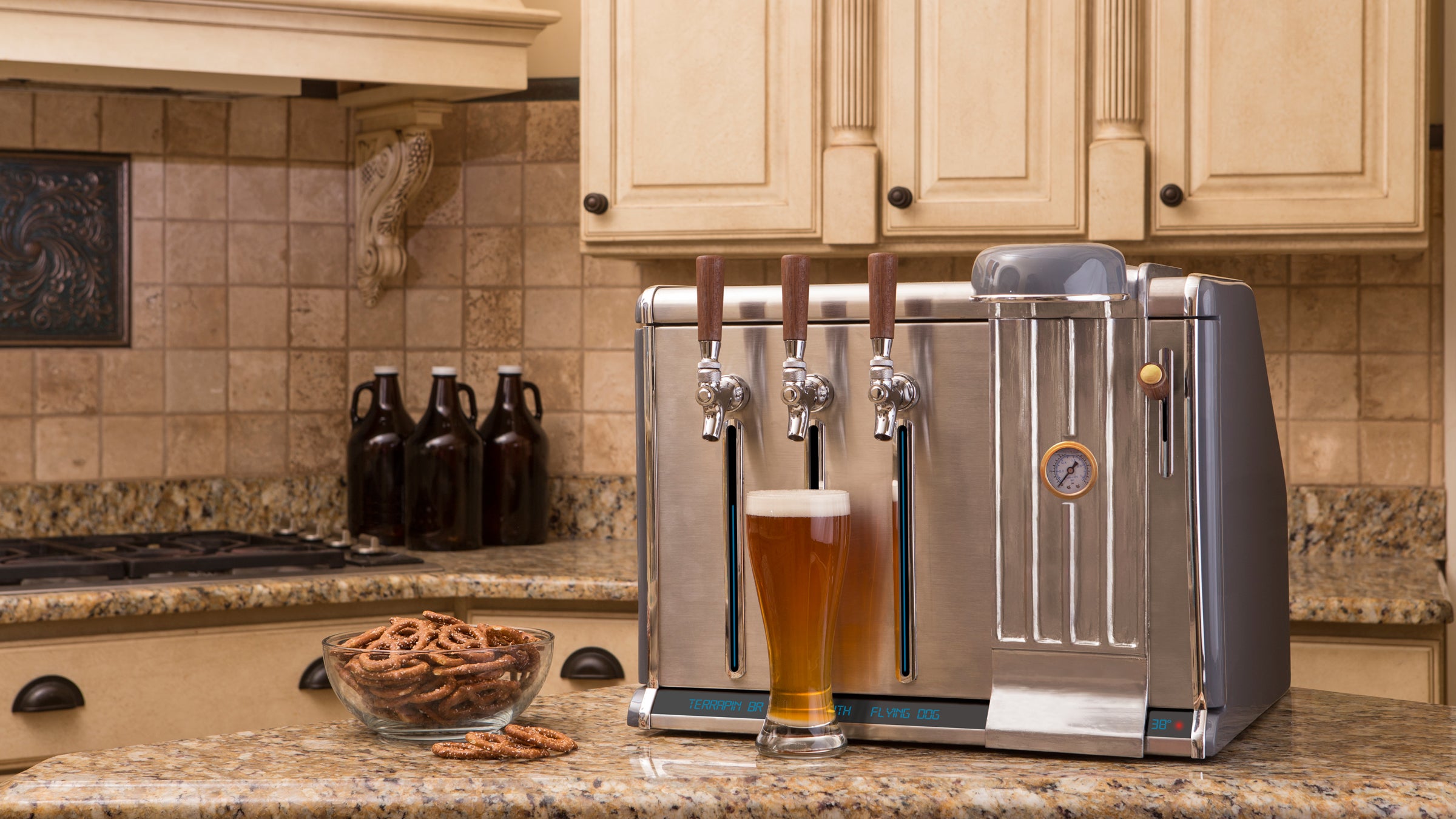 The Growler Chill is a mini-kegerator for craft-beer lovers who crave variety.