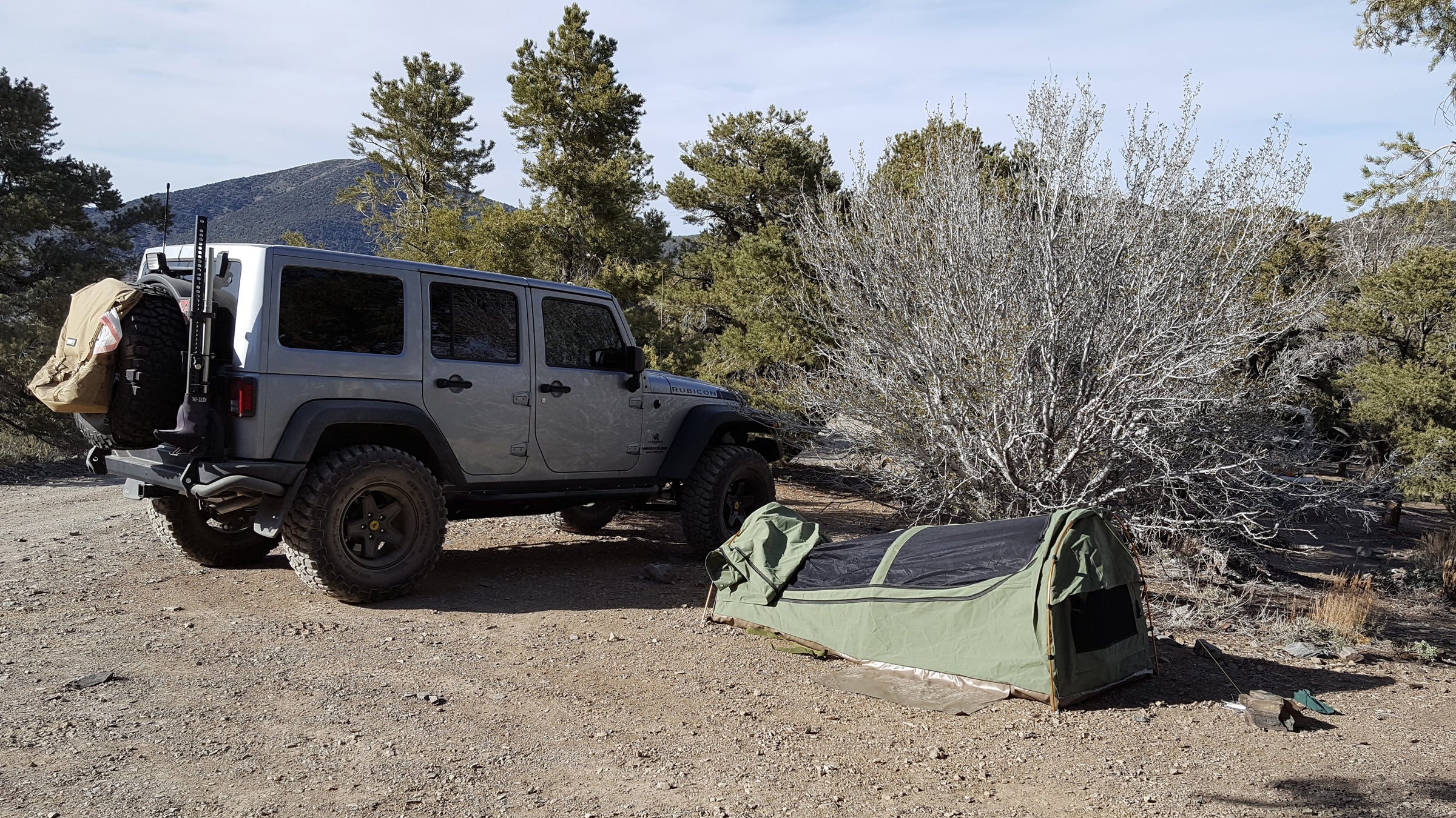The Pioneer swag tent is the shelter of choice for rugged adventurers.
