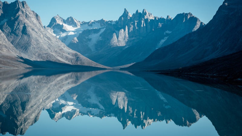 A view from the Ammassalik Fjord.