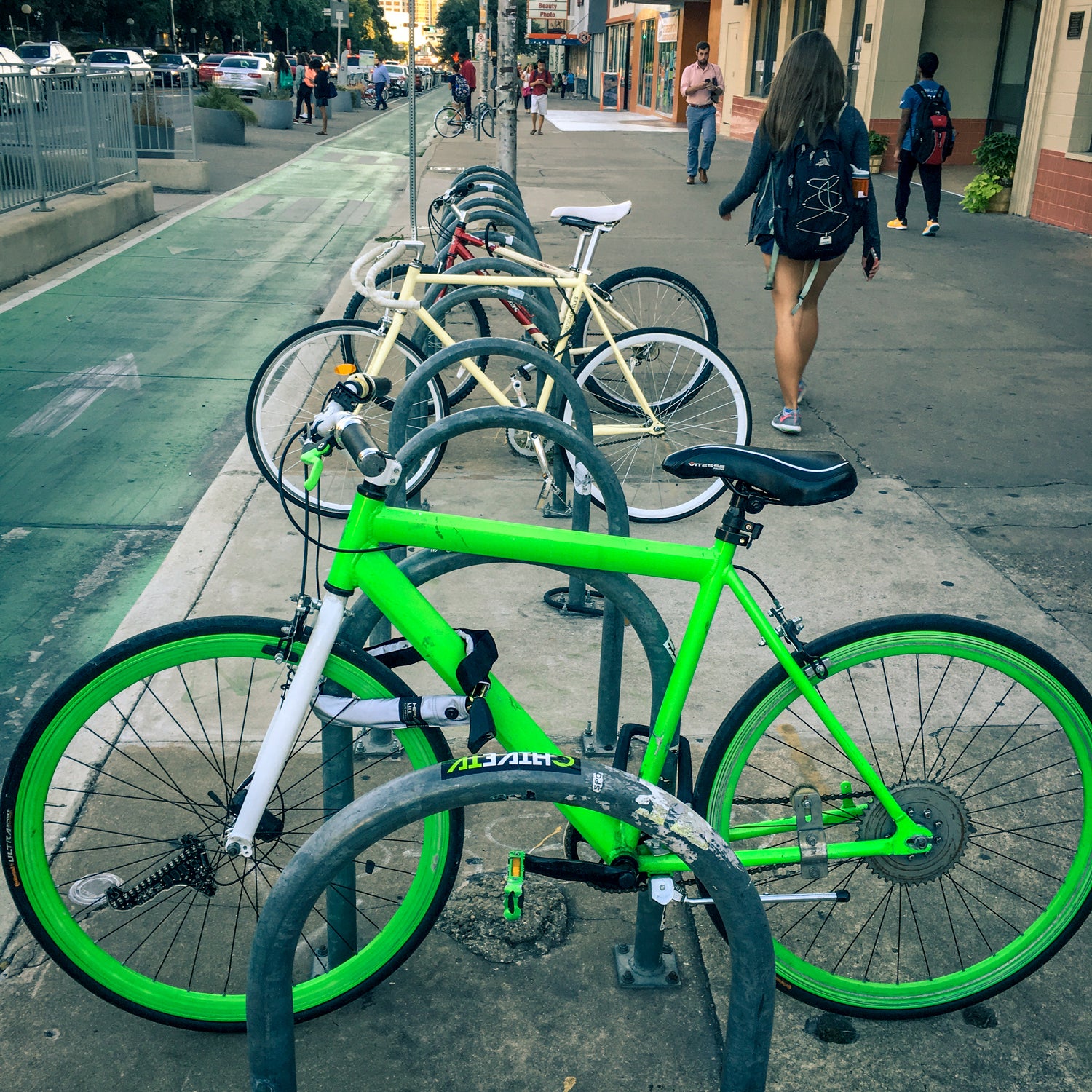 Street bike online lock