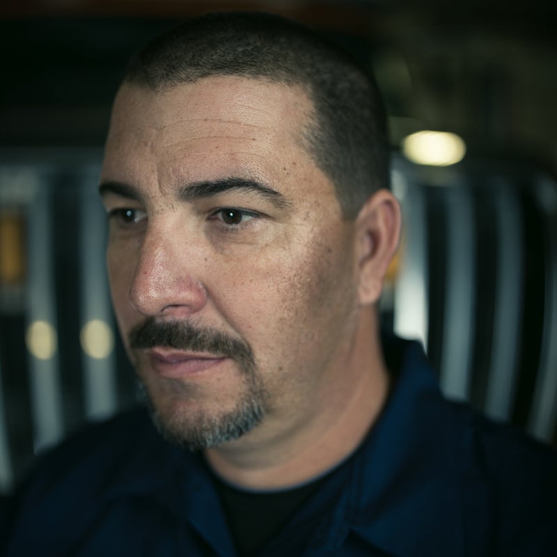 Dack Klein, who survived a 60 feet 'ride' down to a lower switchback.