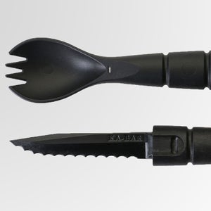 The Ka-bar Tactical Spork is the only utensil you need for backcountry dining.
