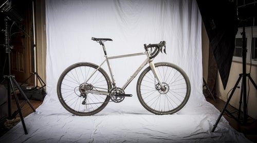 This versatile stainless-steel Otso Warakin road bike is also geared for gritty off-road adventure.