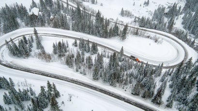 Red Mountain Pass has 16 treacherous switchbacks, most without safety rails.