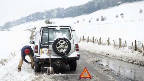 Snow Shovel Car