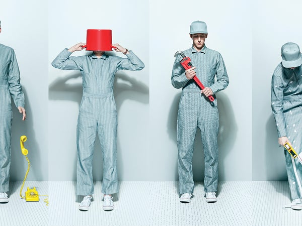 Man tries multiple tasks to learn how to be happy