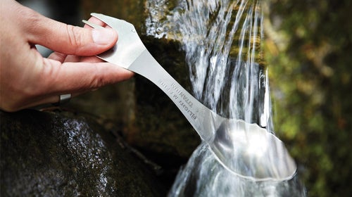 With a fork on one end and a spoon on the other, Light My Fire's spork is better than most. But that fork is still too chubby to pierce a steak. The 